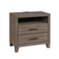 Harrisburg - 2 Drawer Nightstand - Walnut