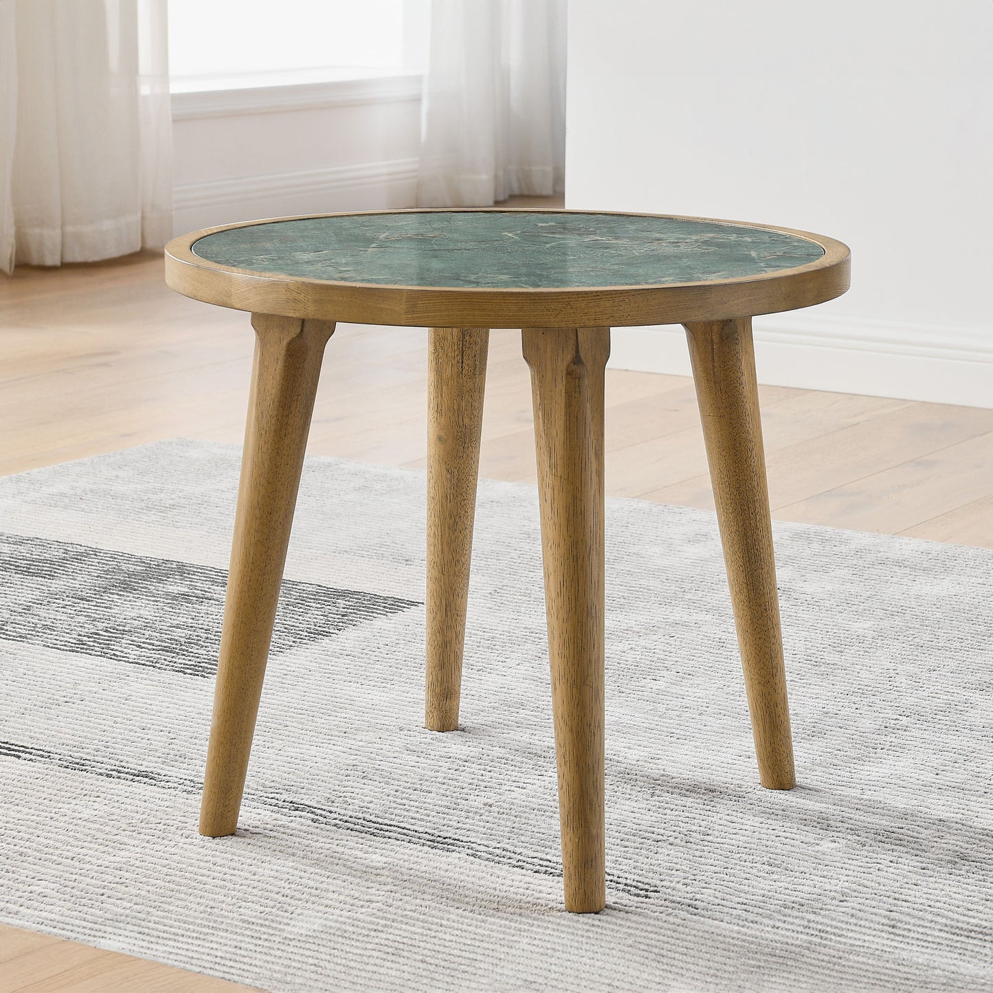 Novato - Table With Sintered Stone Inlay Top