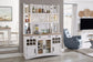 Americana Modern Dining - Buffet And Open Hutch With Quartz Insert - Cotton
