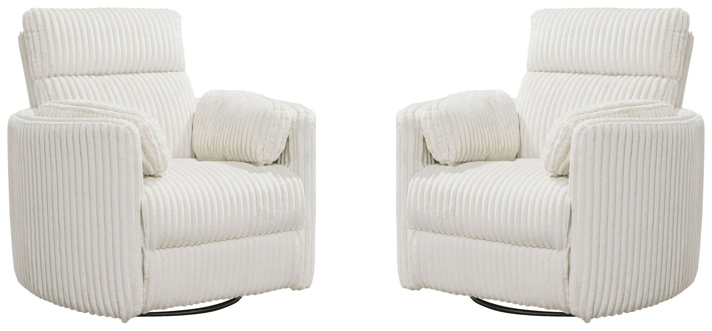 Radius - Power Swivel Glider Recliner (Set of 2)