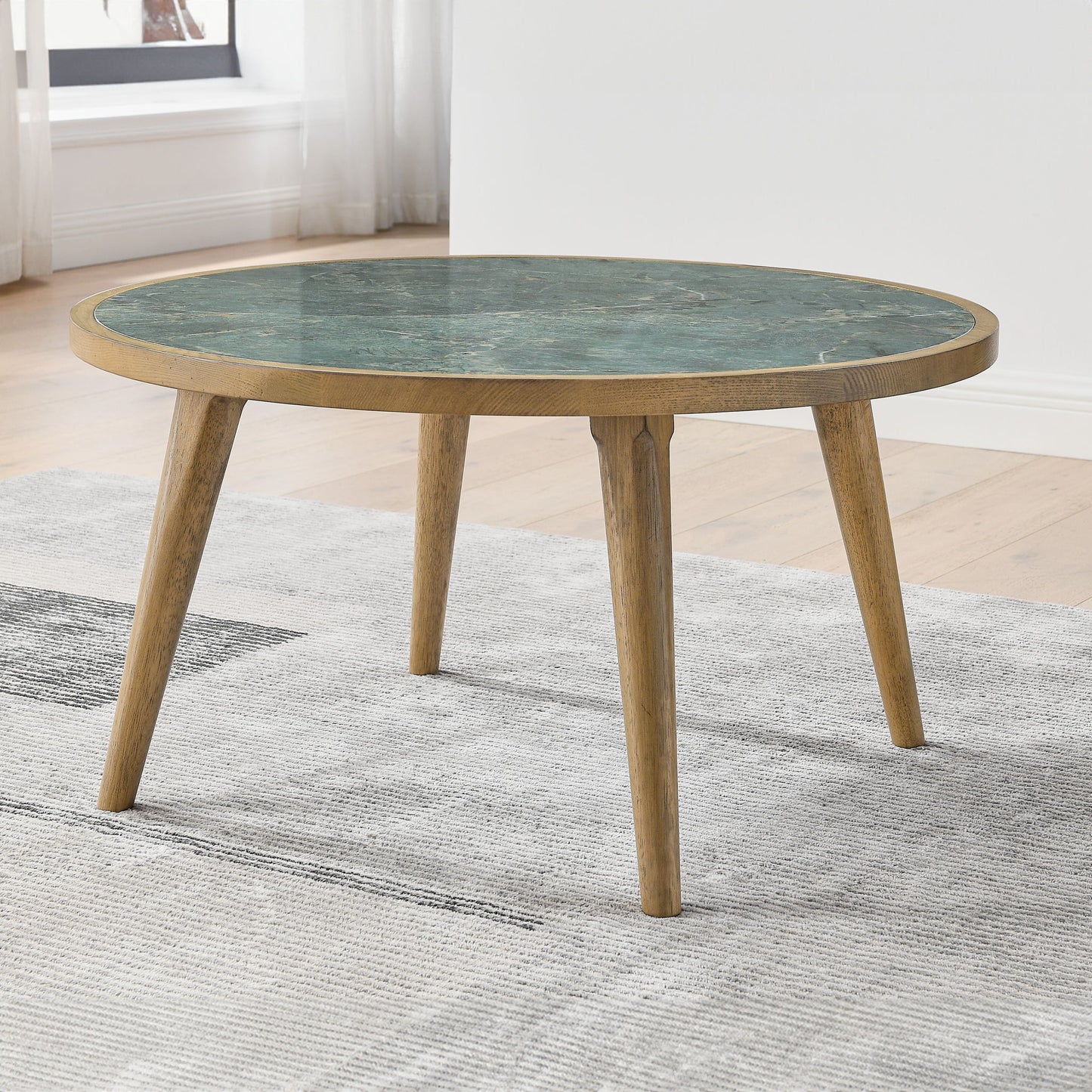 Novato - Table With Sintered Stone Inlay Top