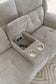 Richland - Power Reclining Console Loveseat - Bristol Gray