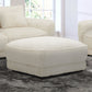 Utopia - Ottoman With Casters - Mega Ivory