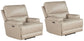 Whitman - Powered By Freemotion Cordless Power Recliner (Set of 2)
