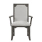 Lisbon - Dining Arm Chair (Set of 2) - Gray
