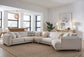Escape - 4 Piece Modular Sectional - Mirage Mist