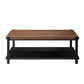 Linea - 3 Piece Occasional Set (1 Coffee & 2 End Tables) - Black / Brown