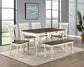 Joanna - Dining Set With Two Tone Table