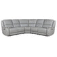 Alexandria - Leather Power Sectional