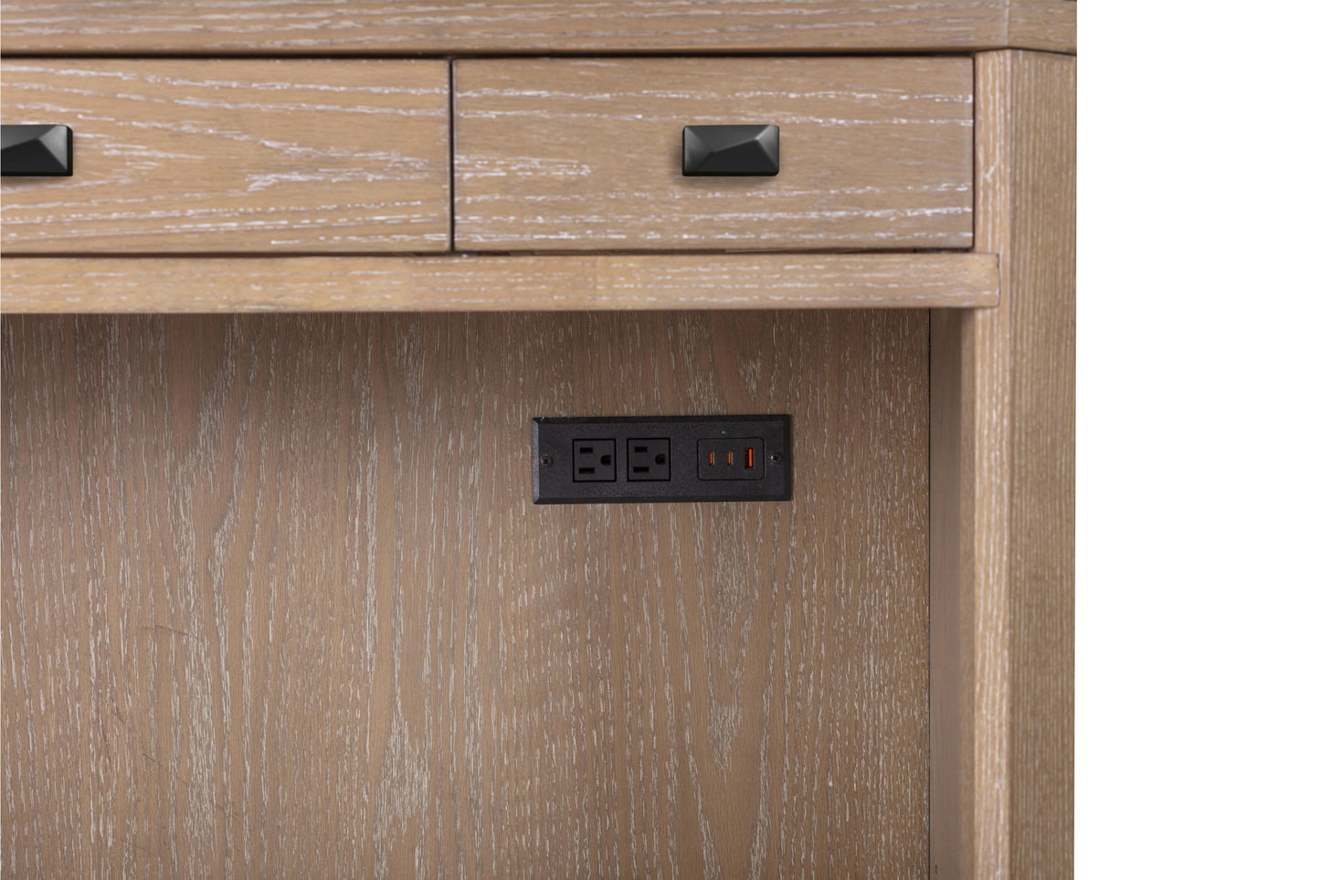 Breckenridge - 40" Library Desk - Medium Brown