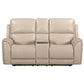 Easton - Zero Gravity Power Reclining Tilt Console Loveseat P3 - Steamboat Quartz