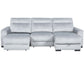 Elliot - 3 Piece Modular Lift Top Storage Sectional - Sterling