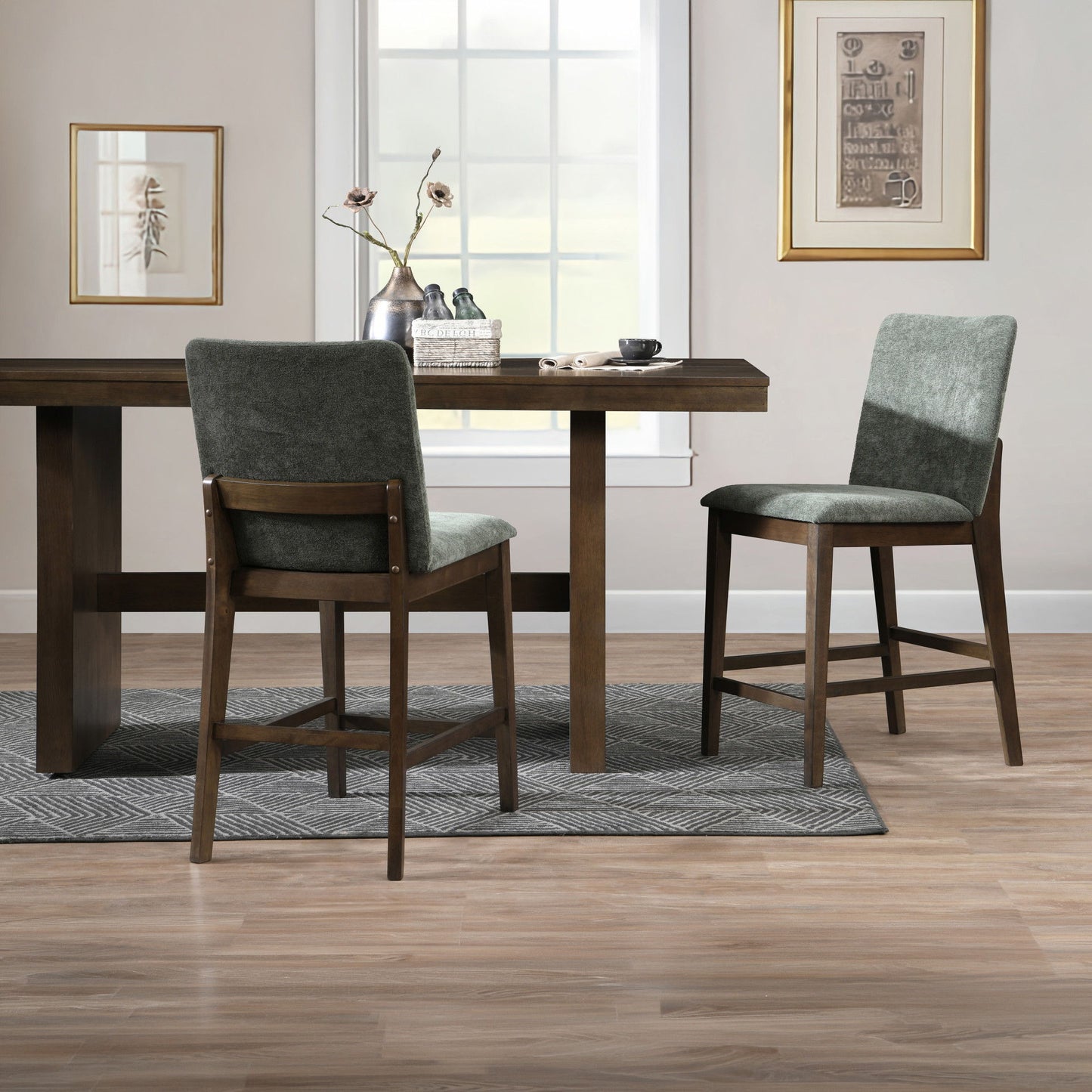 Upholstered Counter Chair (Set of 2)
