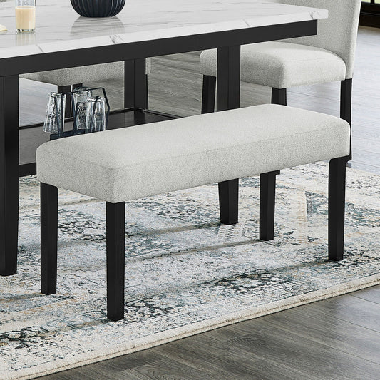Carissa - Dining Bench - Stone