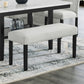 Carissa - Dining Bench - Stone