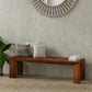 Crossings - Downtown Dining Bench - Amber