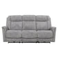 Linus - Zero Gravity Power Reclining Sofa - Hudson Gray