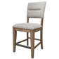 Cedar Fork - Dining Upholstered Counter Stool (Set of 2) - Smoked Arabica