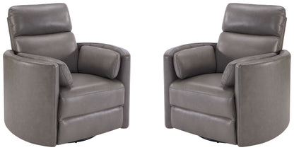 Radius - Cordless Power Swivel Glider Recliner (Set of 2)