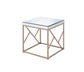 Evelyn - End Table - White