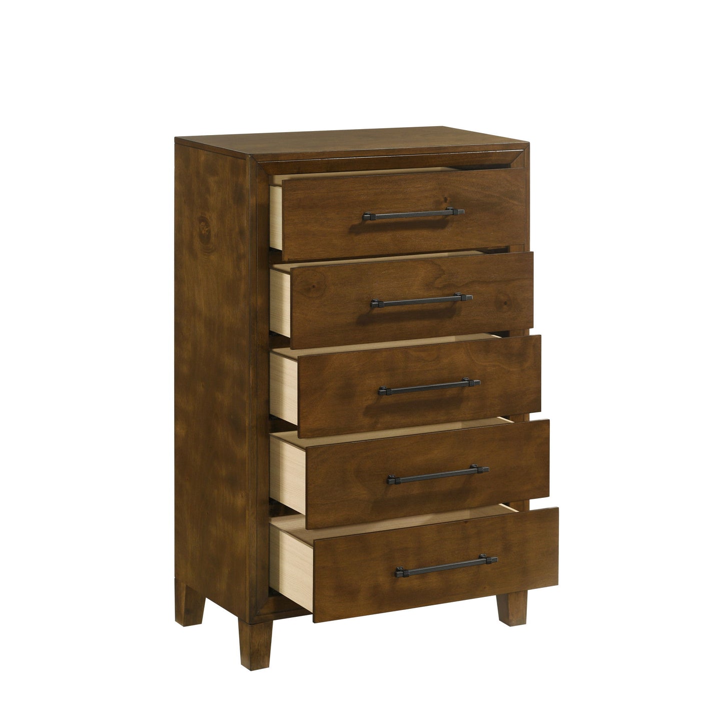 Ballard - 5 Drawer Chest - Walnut