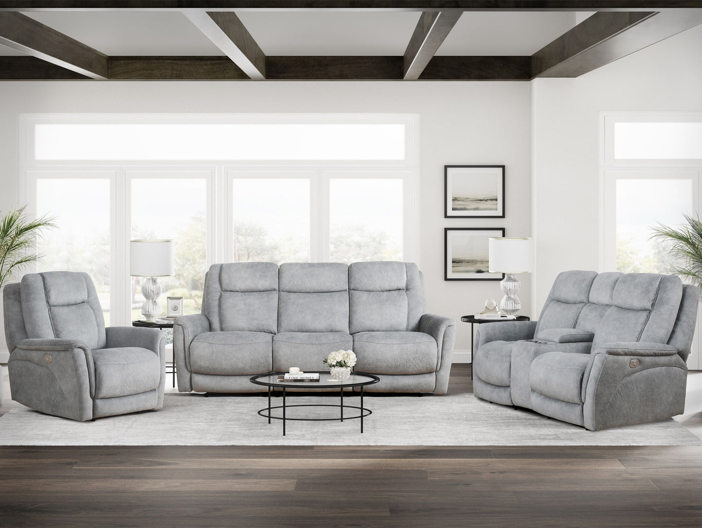 Linus - Power Reclining Sofa Set