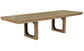 Escape - Extendable Dining Table - Glazed Natural Oak / Black Metal Trim