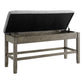 Grayson - Counter Bench - Gray / Light Brown