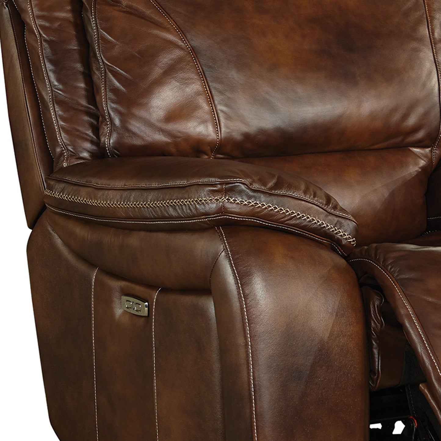Vail - Power Reclining Loveseat - Burnt Sienna