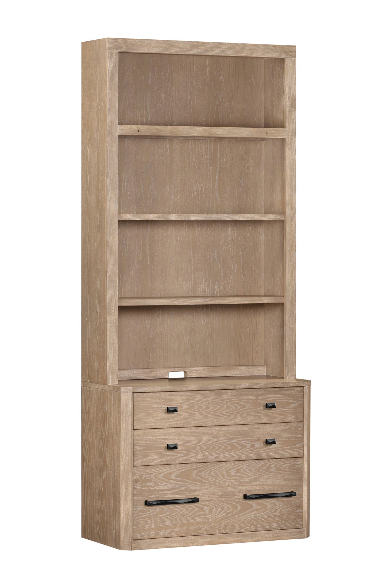 Breckenridge - 40" Library Hutch - Medium Brown