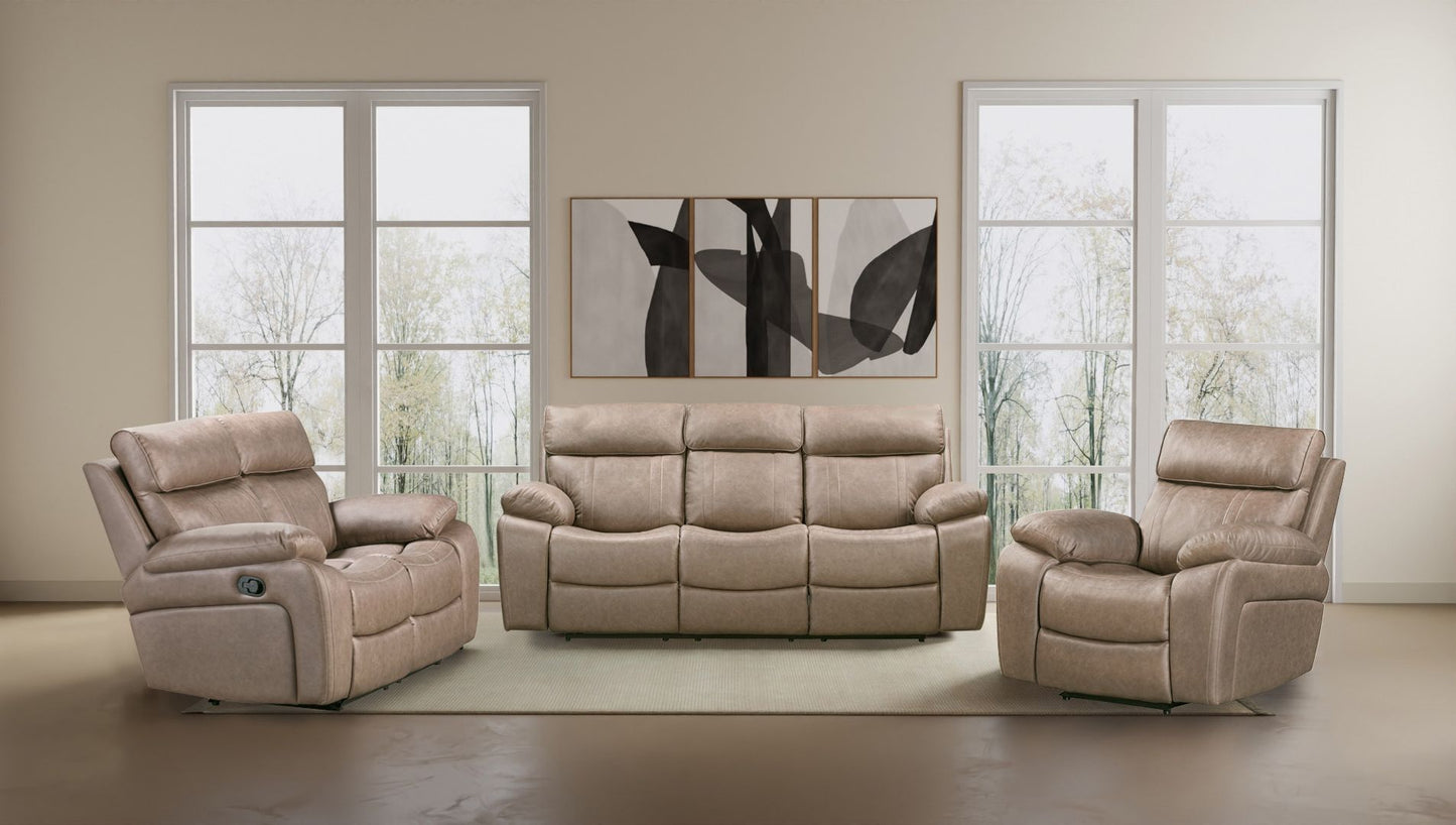 Theon - Manual Glider Reclining Sofa Set