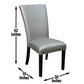 Camila - Rectangular Dining Set - Gray Top