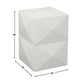 Malibu - Side Table - White