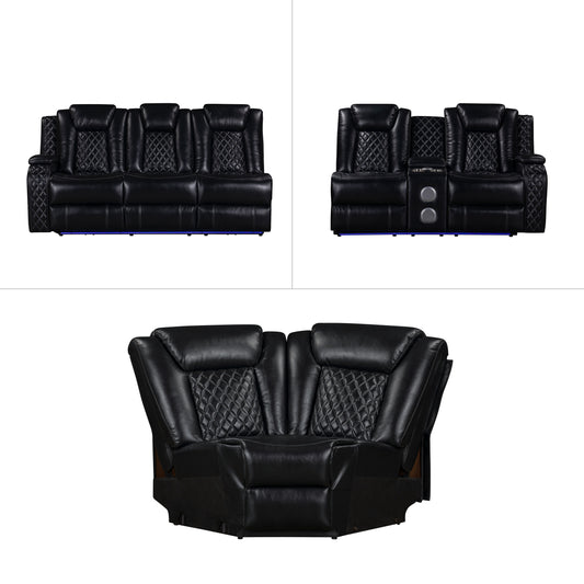 Orion II - 3 Piece Reclining Sectional