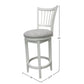 Americana Modern Dining - Spindle Back Swivel Barstool - Cotton