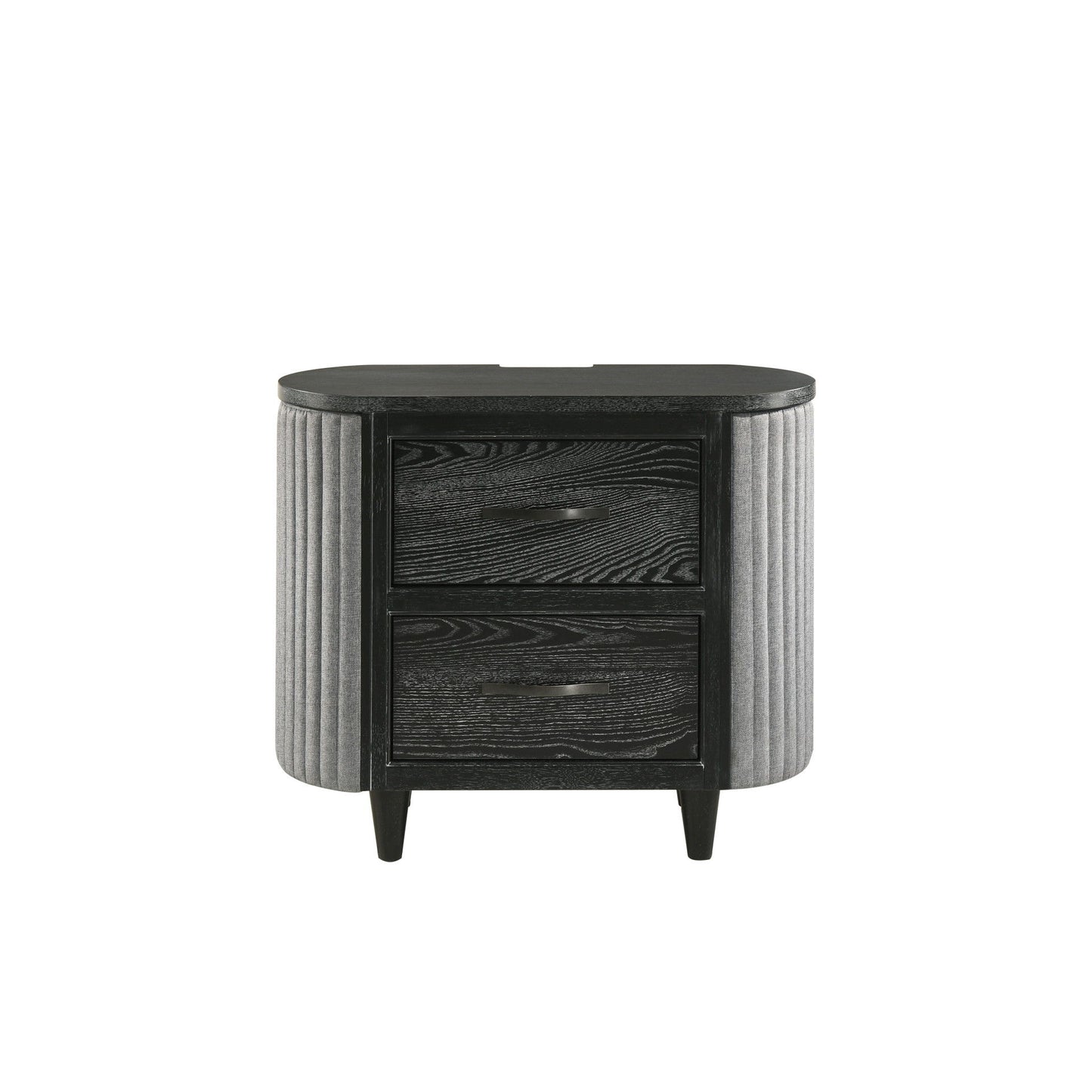 Skyline - 2 Drawer Nightstand - Onyx