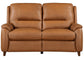 Austin - Power Reclining Loveseat P2 - Caramel Cream