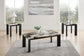 Strata - Faux Marble 3 Piece Occasional Set (1 Coffee & 2 End Tables) - Black / White