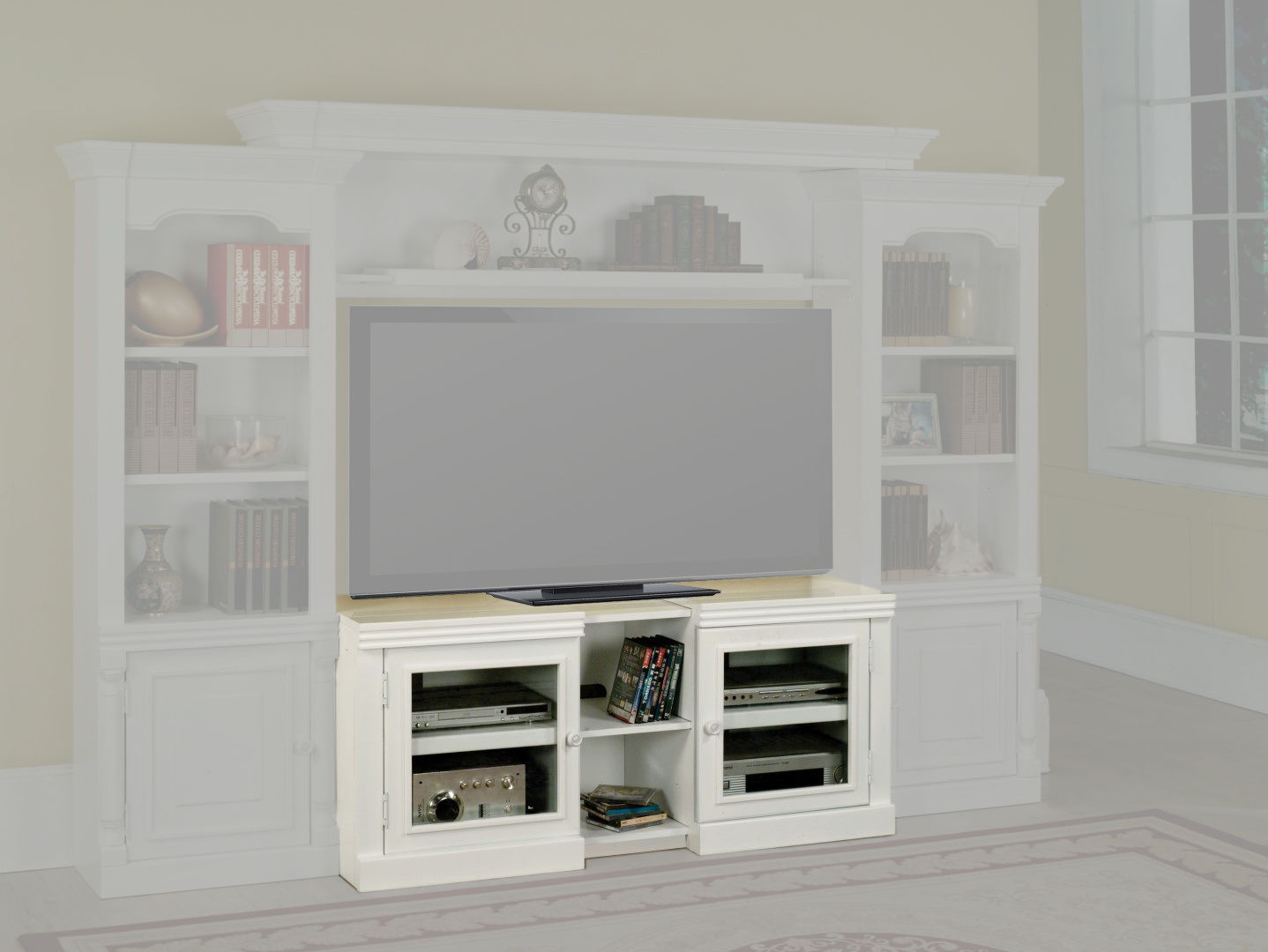 Premier Alpine - X - pandable Console - Cottage White