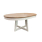 Americana Modern Dining - Round Dining Table With Extensions - Cotton