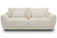 Utopia - 2 Seat Sofa With Lumbar Pillow - Mega Ivory