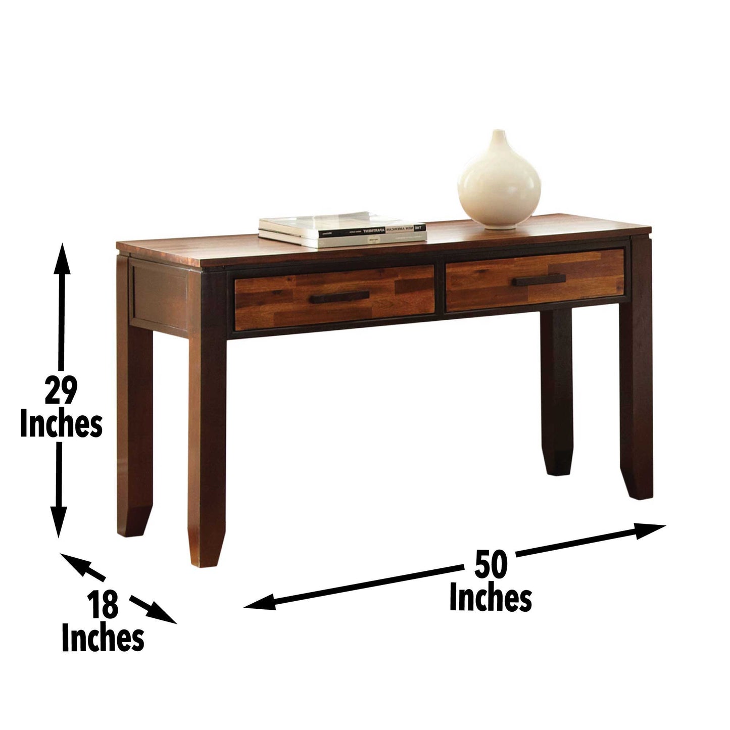 Abaco - Sofa Table - Brown