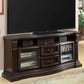 Bella - TV Console With Power Center - Vintage Sienna