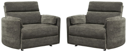 Radius Xl - Extra Wide Power Glider Recliner (Set of 2)