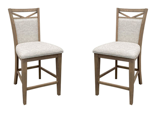 Americana Modern Dining - Upholstered Counter Chair (Set of 2) - Cotton