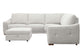 Julianna - Storage Ottoman - Crisp Taupe