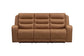 Napa - Manual Triple Recline Sofa - Wrangler Clay