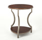 Miles - Round End Table - Brown