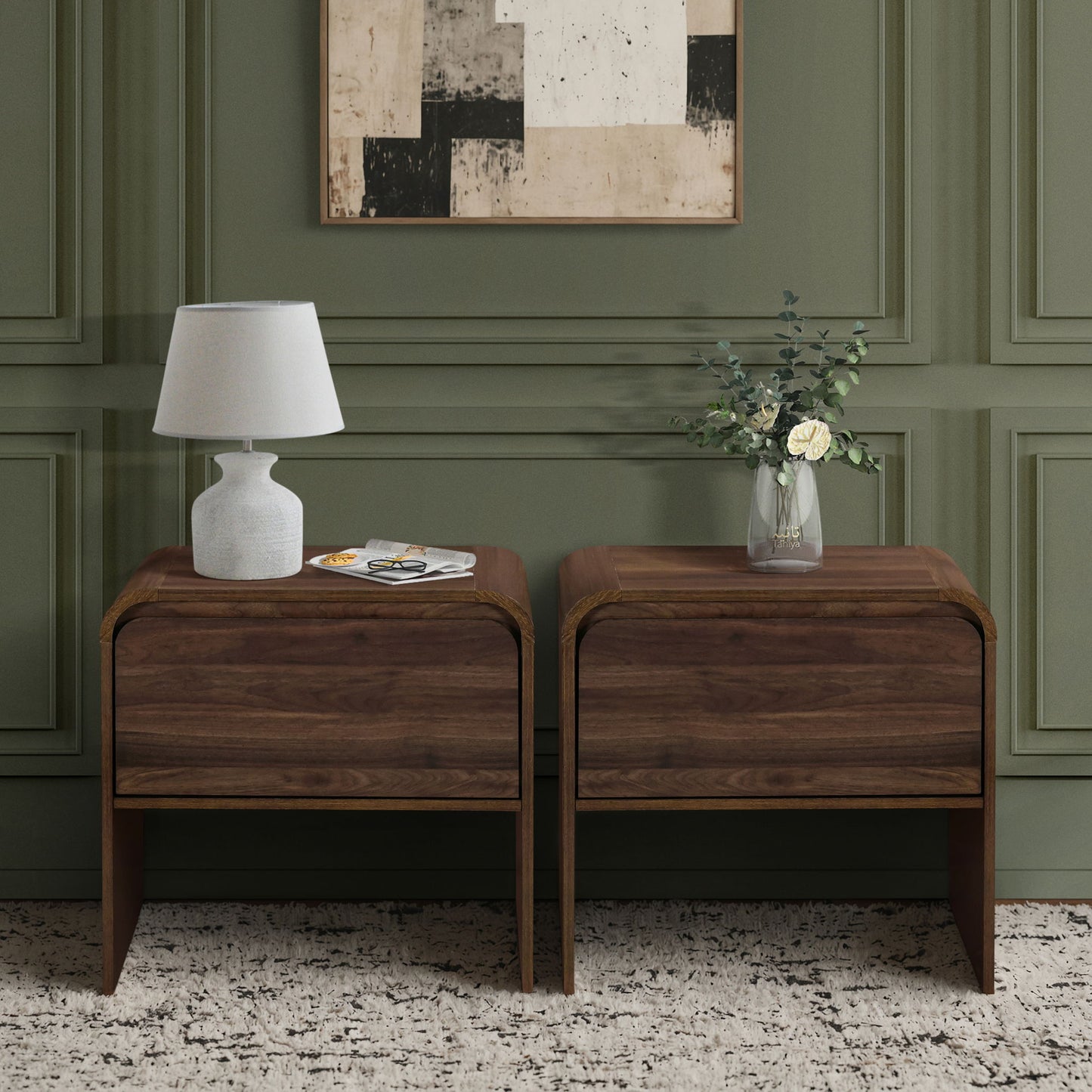 Mara - One Drawer End Table / Bedside Table