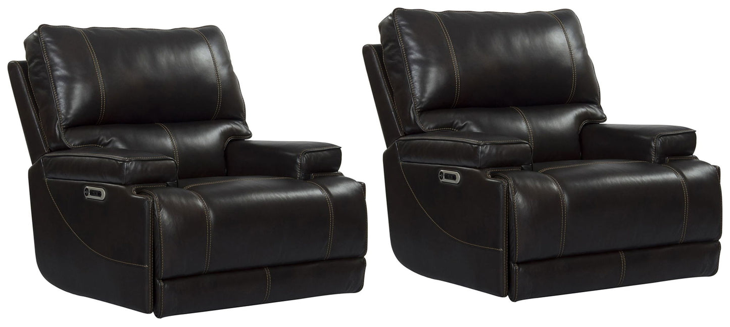 Whitman - Powered By Freemotion Cordless Power Recliner (Set of 2)